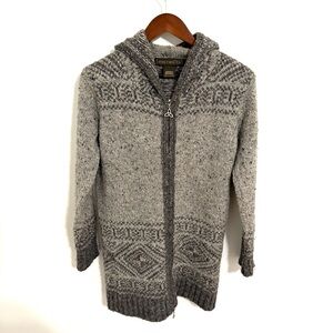 Inis Crafts Wool Longline Jacket Size Medium